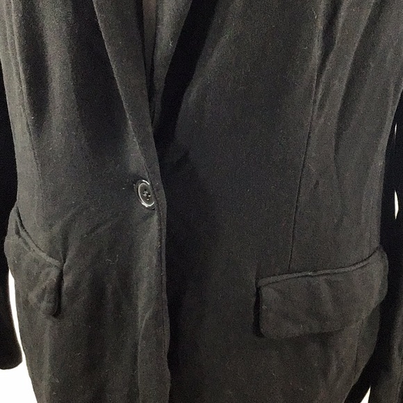 Magaschoni black knit one button blazer M - Picture 4 of 9
